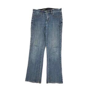 Lee Bootcut Women's size 8 Dark‎ Wash Blue Denim jeans